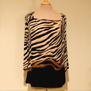 Tiger stripe top
